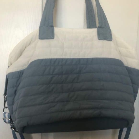 Light weight Ouilted Tote in Slate blue NWT - Picture 5 of 7